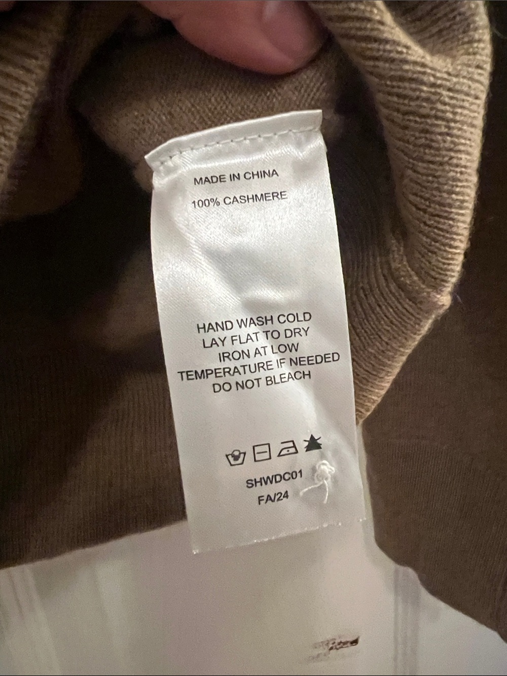 NWOT Quince Mongolian Cashmere Cardigan Sweater in Teak, sz Medium - Picture 7 of 9